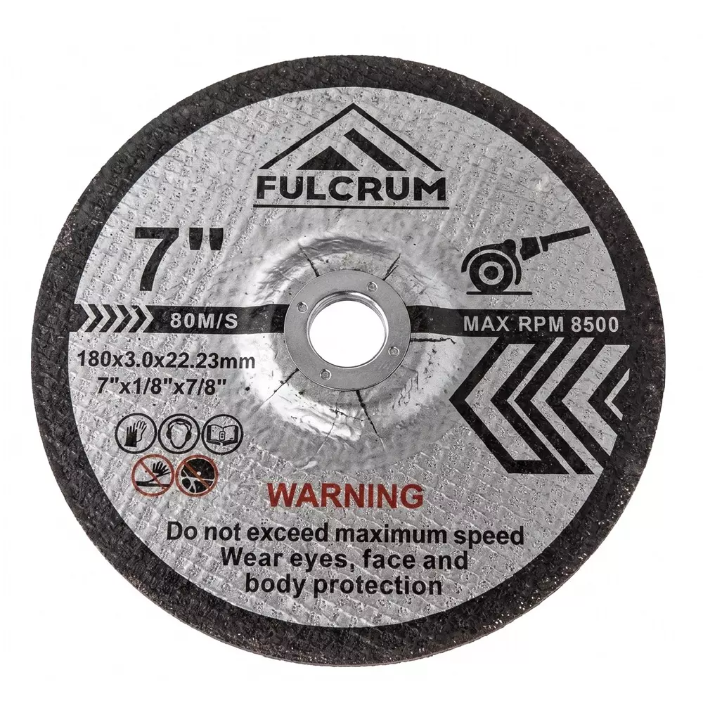Fulcrum 17.78 cm (7 Inch) Dia, 3 mm Thickness Cut-Off Wheel, IBCW7 (Pack of 10)