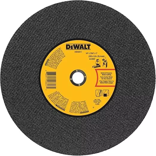Dewalt 35.56 cm (14 Inch) Dia, 3 mm Thickness Cut-Off Wheel, DWA8011