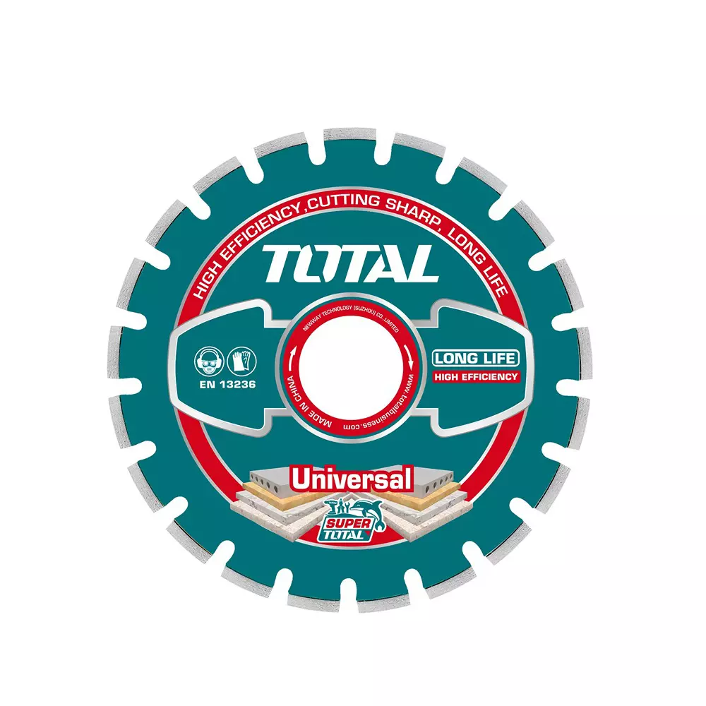 Total Diamond Cutting Disc 355 mm (14 Inch) for Asphalt & Concrete 25.4 mm Bore 12 mm Width, TAC2113551