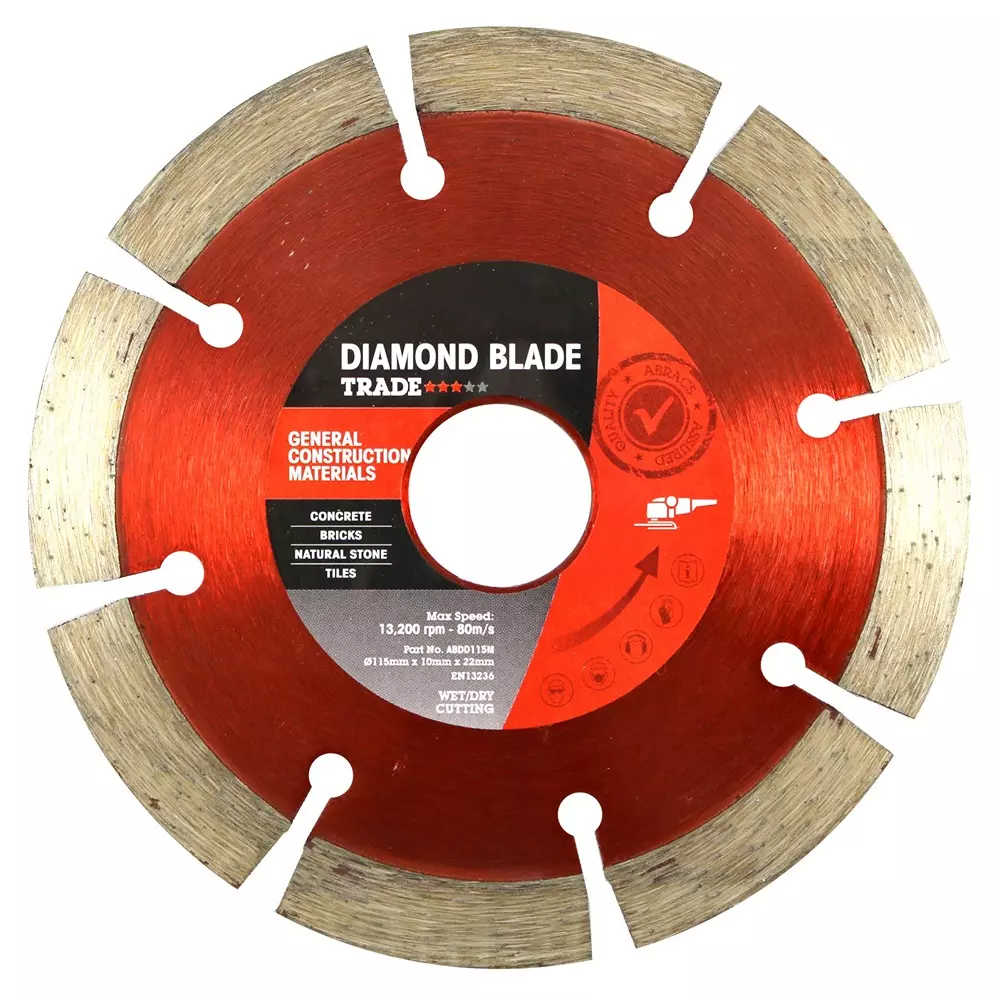 RS PRO Cutting Disc 1 Grit Diamond 10 mm 22.23 mm 115 mm Fine, 148059