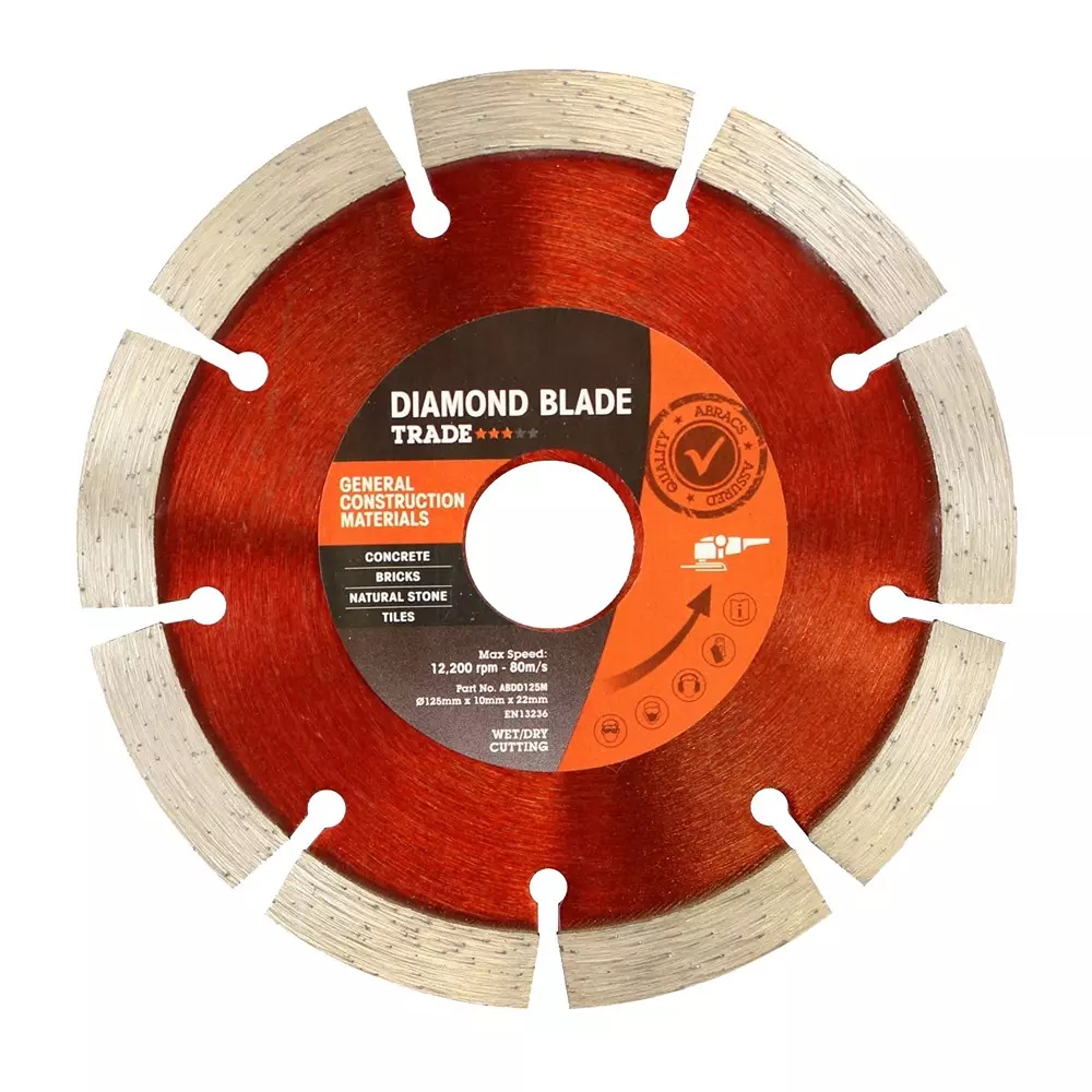 RS PRO Cutting Disc 1 Grit Diamond 10 mm 22.23 mm 125 mm Fine, 148062
