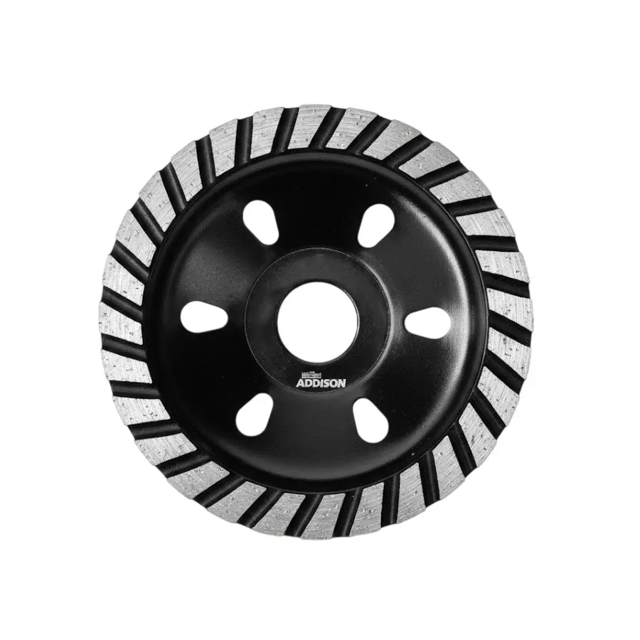 Addison Add Power Diamond Cup Wheel 100 mm Outer Dia, 20 mm Bore Dia & 5 mm Segment Height for Concrete/Stone