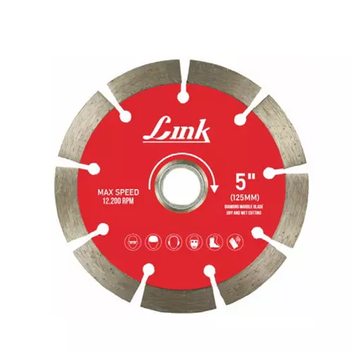 Link Diamond Marble Cutter Blade 5 inch (125 mm) Dia, 701403005125