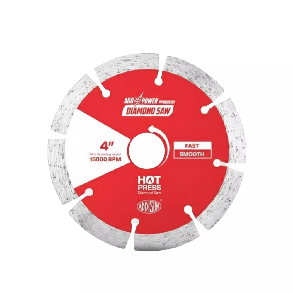 Addison Add Power Premium Diamond Cutting Blade 110 mm Outer Dia, 20 mm Bore Dia & 10 mm Segment Height for Granite