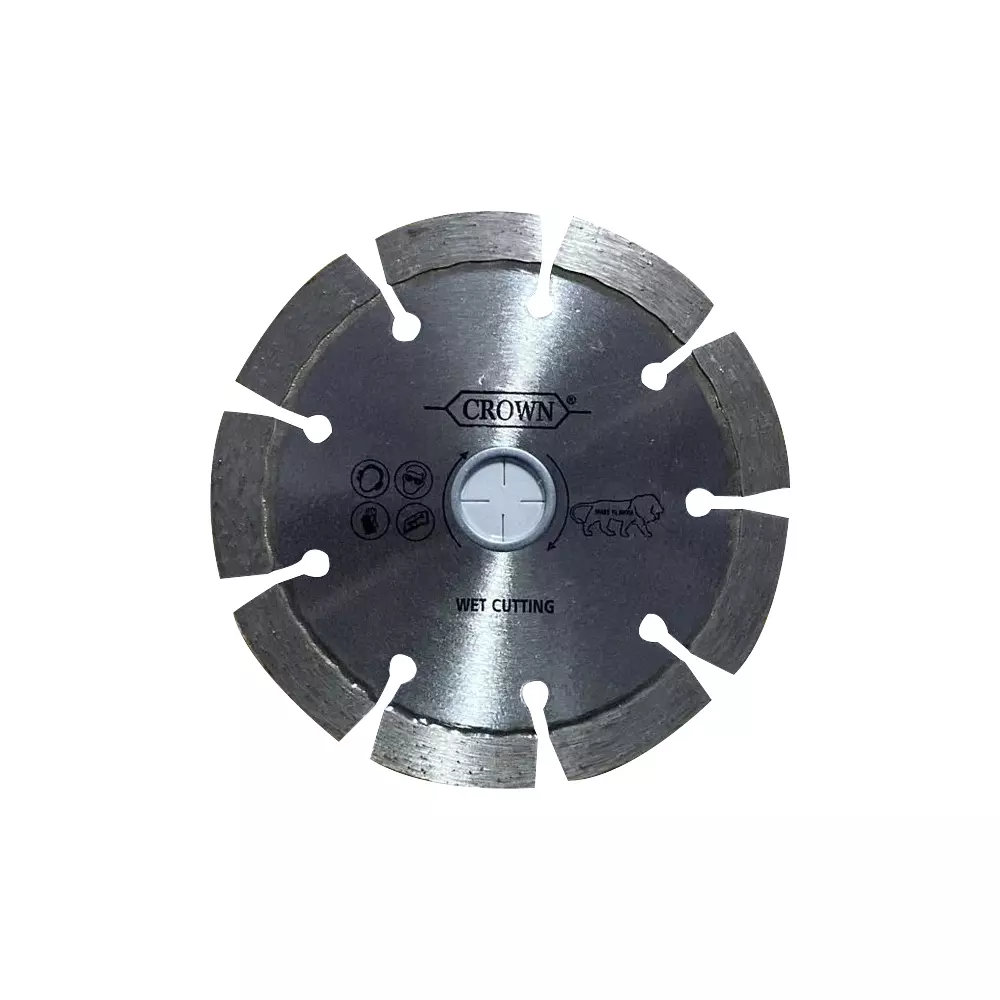 Crown Diamond Saw Blades Silver Circular 4 Inch (10.16 cm) Wheel Diameter for Industrial Use, (Pack of 200 Pcs)