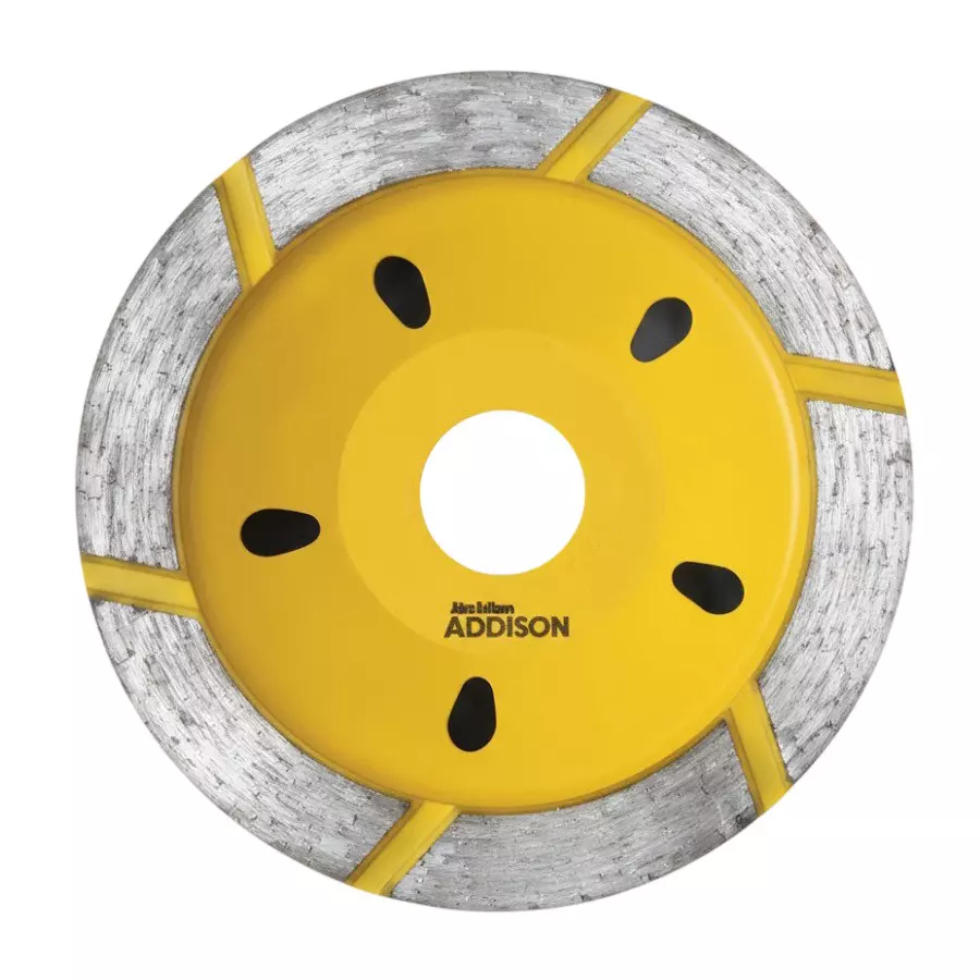 Addison Add Power Diamond Cup Wheel 80 mm Outer Dia, 20 mm Bore Dia & 4.5 mm Segment Height for Concrete/Stone