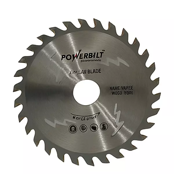 Powerbilt PEN Series TCT Saw Blade 30 Teeth 101.6 mm Blade Diameter Alloy Steel & Tungsten Carbide for Wood Cutting, 2531 (Pack of 100 Pcs)