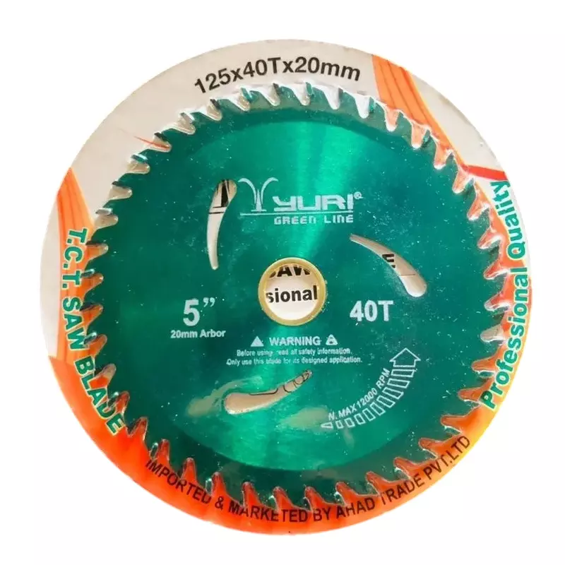 Yuri TCT Saw Blade Greenline 40 Teeth 8 inch (200 mm)