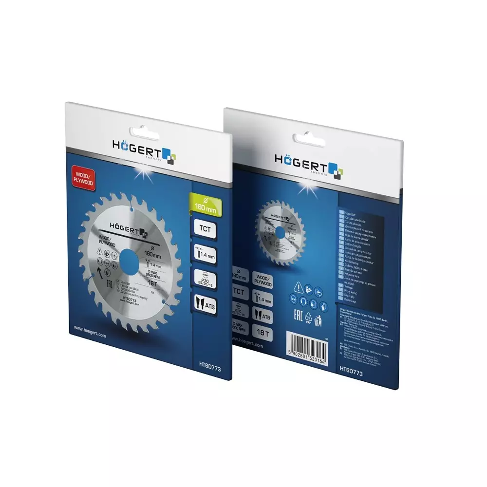 hogert-technik-tct-saw-blade-alloy-steel-160-mm-diameter-x-30-mm-bore-size-x-14-mm-thickness-x-18-teeth-ht6d773