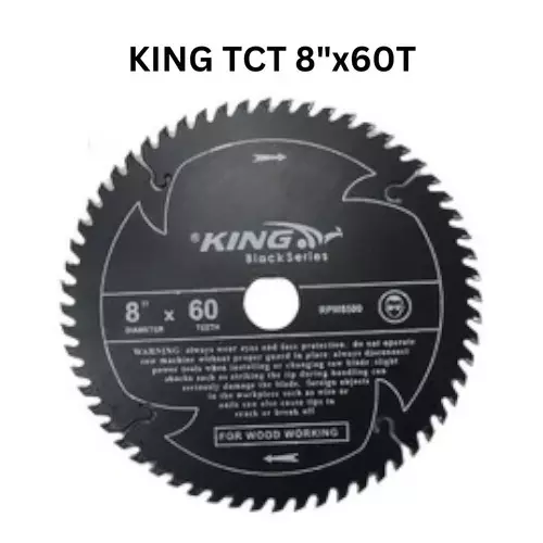king-black-series-tct-blade-8-inches-200-mm-diameter-x-60-teeth-and-8500-rpm-for-wood-cutting