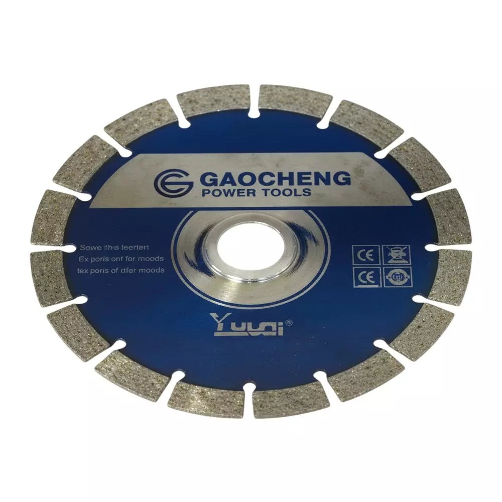 Gaocheng Segment Marble Cutting Blade 4 inch (110 mm) Diameter x 20 mm Bore Size x 16 Teeth (Pack of 2)