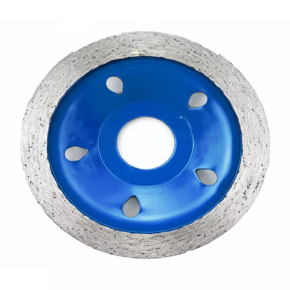 Dayuri Rim Cup Marble Cutting Blade 3 inch (80 mm) Diameter x 16 mm Bore Size for Concrete, Marble & Granite