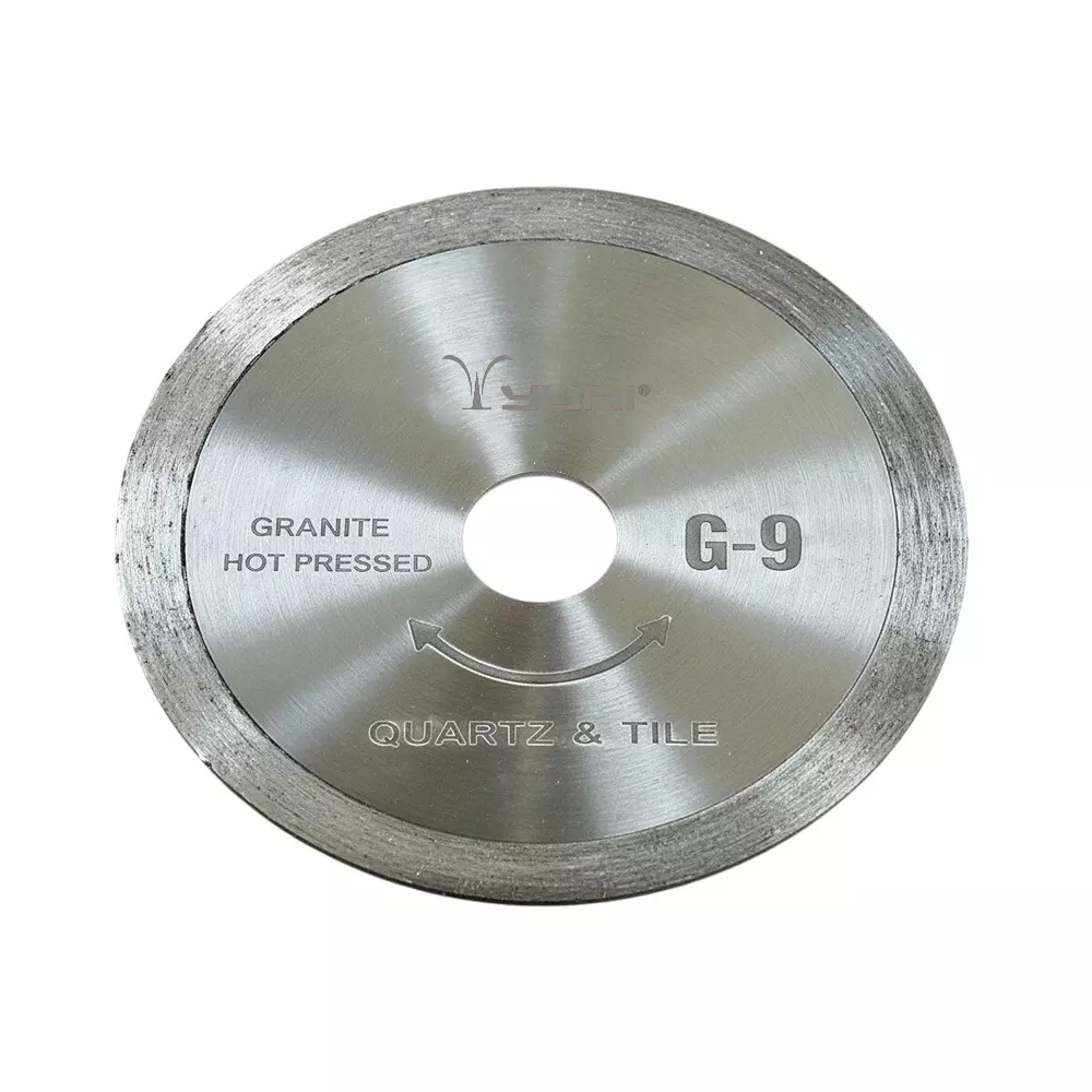 Yuri G-9 Rim Marble Cutting Blade Diameter 5 inch (125 mm) x 22.23 mm Bore Size x 9 Teeth (Pack of 2)