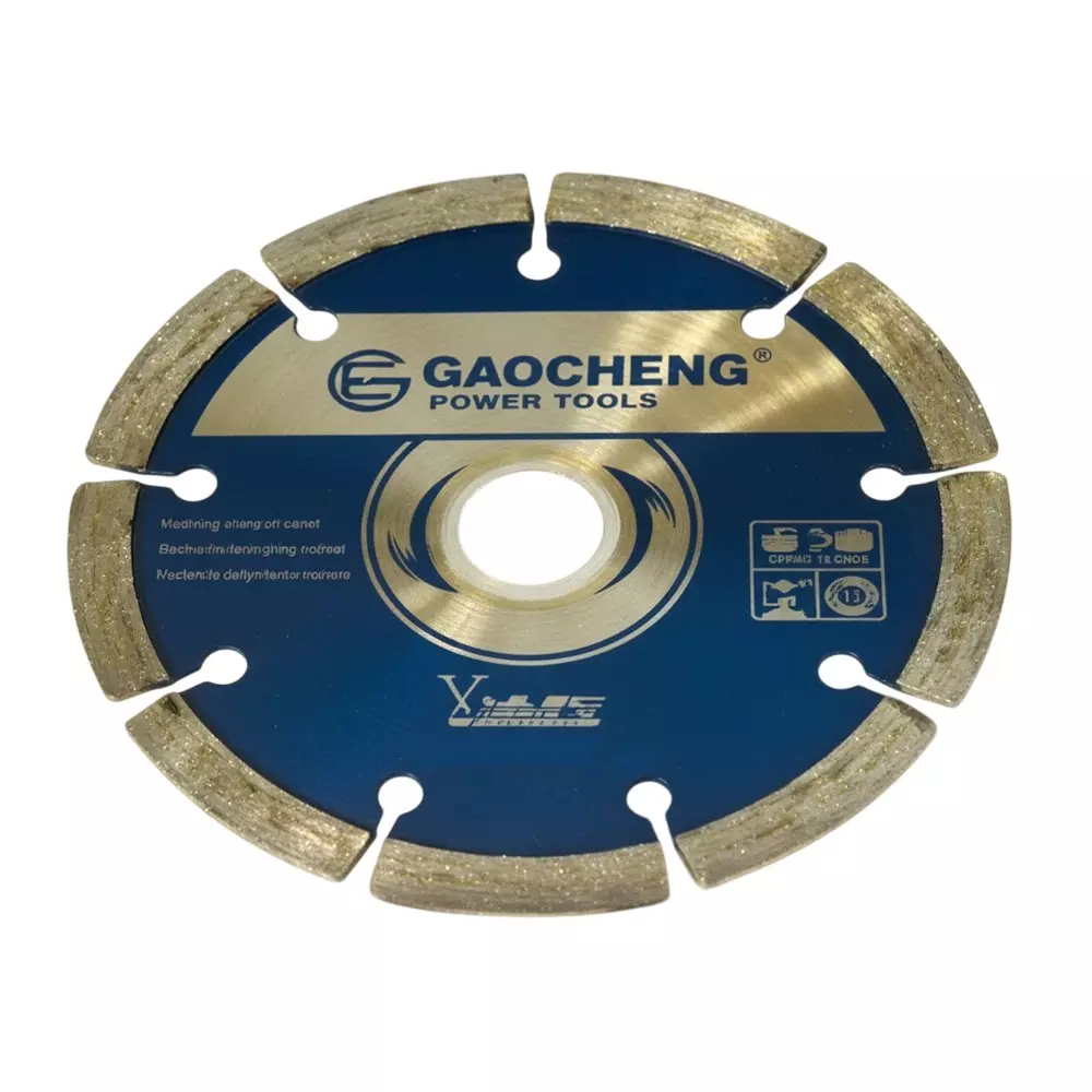 Gaocheng Segment Marble Cutting Blade 4 inch (110 mm) Diameter x 10 mm Bore Size x 10 Teeth (Pack of 2)