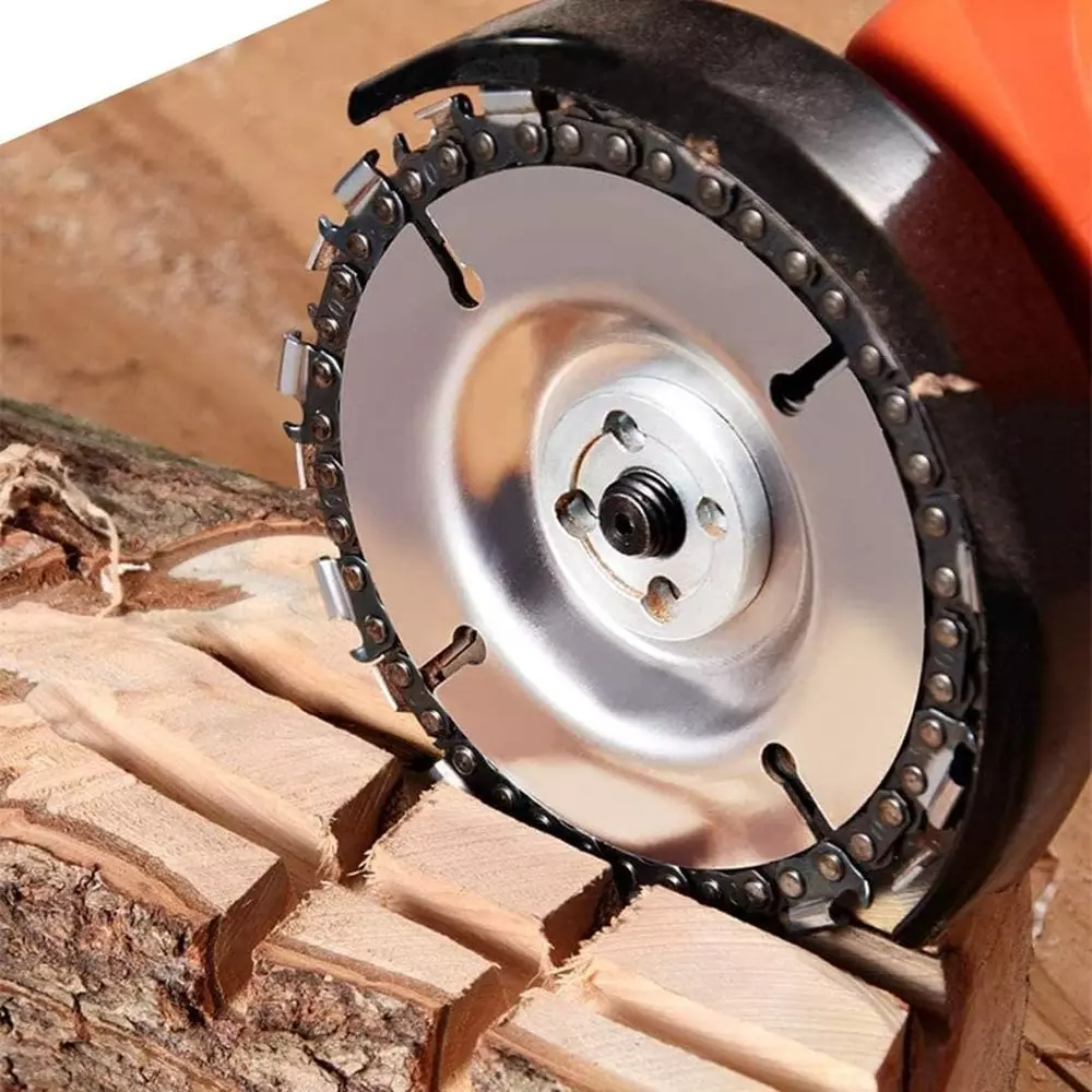 Jawsons Wood Carving Disc Stainless Steel 14000 RPM Maximum 22 Teeth for 100, 115 & 125 mm Angle Grinders, 61638