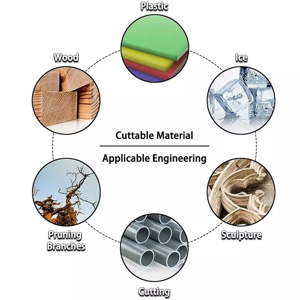 Jawsons Wood Carving Disc Stainless Steel 14000 RPM Maximum 22 Teeth for 100, 115 & 125 mm Angle Grinders, 61638