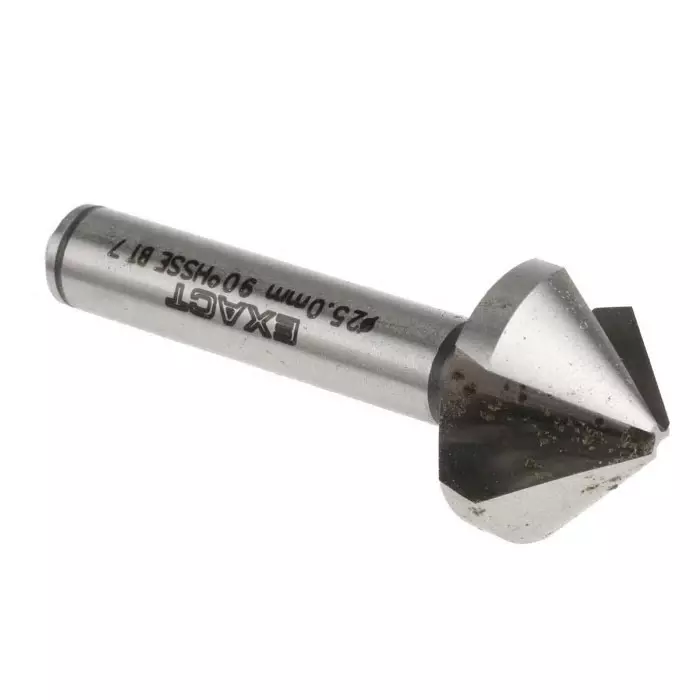 EXACT HSS-E Drill Bit 25 mm Head 3 Flute(s) 90° 1 Piece(s), 5722