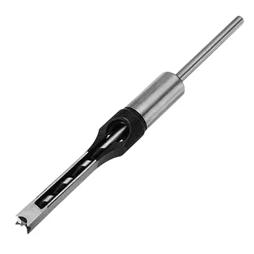 DY TOOLS Auger Tool Mortise Drill Bit High Speed Steel Spiral Flute Square Shank 12 mm Dia 90° Angle