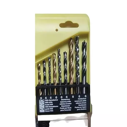 nuhark-9-pcs-multi-purpose-drill-bit-set-made-of-hss-size-5-6-8-mm-for-masonry-wood-metal-nh-db9