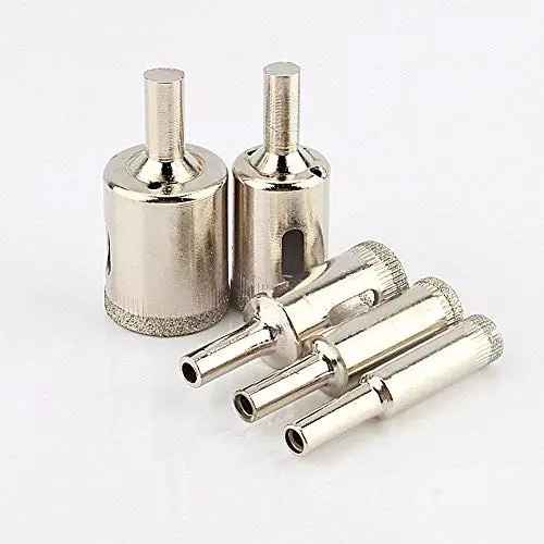 ATOZSHOP11 Diamond Hole Saw Drill Bit Set 5–50 mm for Ceramic, Marble (Set of 10 Pcs)