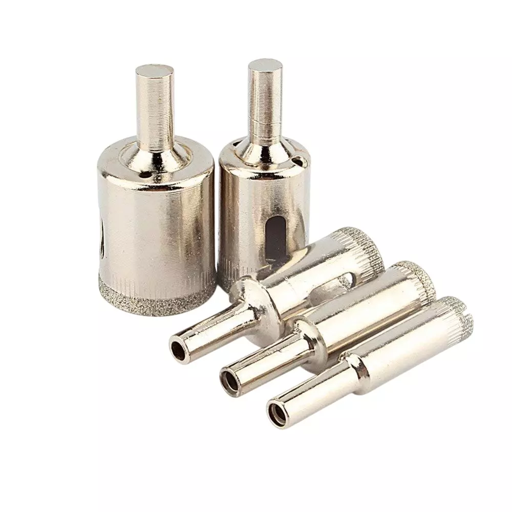 ATOZSHOP11 Diamond Coated Hole Saw Drill Bit Set 10, 13, 16, 20, 25 mm for Marble (Set of 5 Pcs)