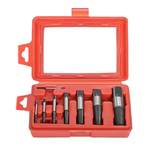 Generic Broken Bolt Screw Extractor Remover Set Easy Out Drill Bits Tools Kits (Pack of 8 Pcs)