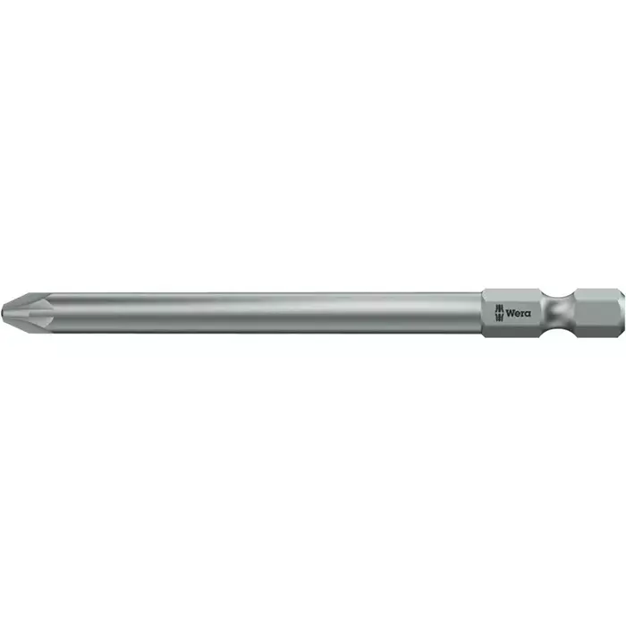 Wera Pozidriv Bit PZ 2 Tip Size 152 mm Blade Length for Industrial Use, 05060038001