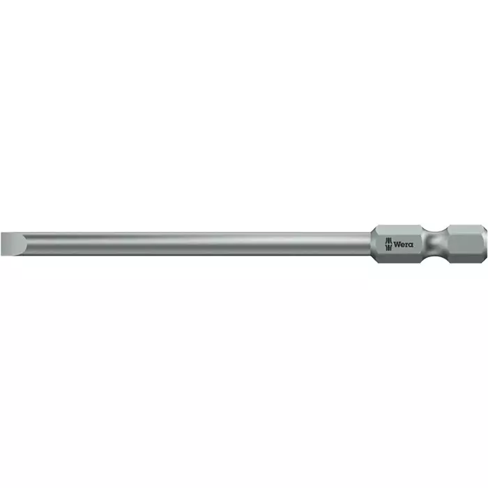 Wera Slotted Bit 0.6 × 4.5 mm Tip Size 50 mm Blade Length for Industrial Use, 05059315001