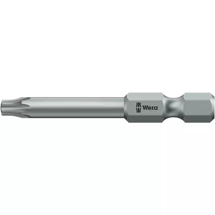 Wera Torxplus Bit With Bore Hole 25 IPR Tip Size 50 mm Blade Length for Industrial Use, 05134655001