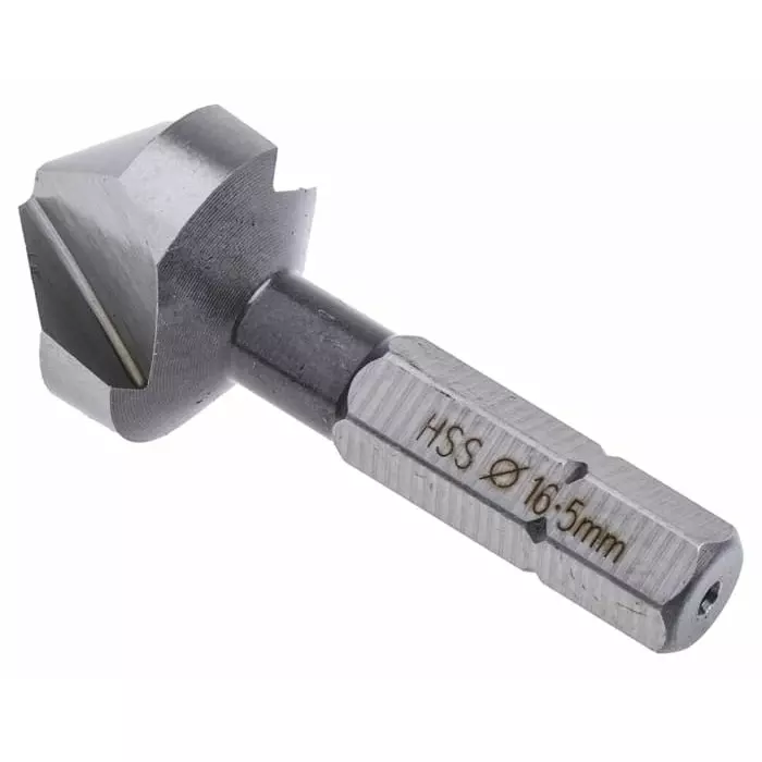EXACT HSS Drill Bit 16.5 mm Head 3 Flute(s) 90° 1 Piece(s), 5645