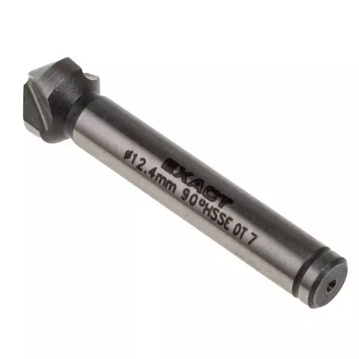 EXACT HSS-E Drill Bit 12.4 mm Head 3 Flute(s) 90° 1 Piece(s), 5715