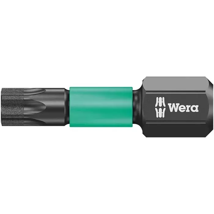 Wera Torx Impact Bit TX 20 Tip Size 25 mm Blade Length for Industrial Use, 05057624001 (Pack of 10 Pcs)