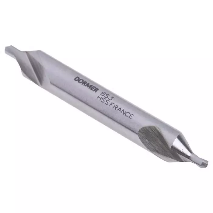 DORMER PRAMET Centre Drill Bit A225 Series HSS 1/4-3/32 Diameter 50 mm Overall, A225-BS3