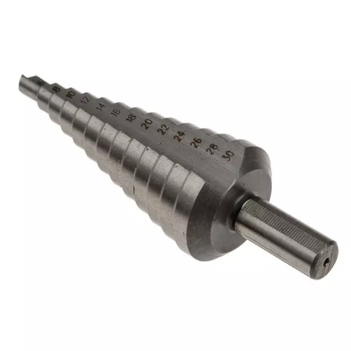 EXACT 3-Piece Step Drill Bit Set for Metal 30 mm Max 4 mm Min HSS Bits, 5332
