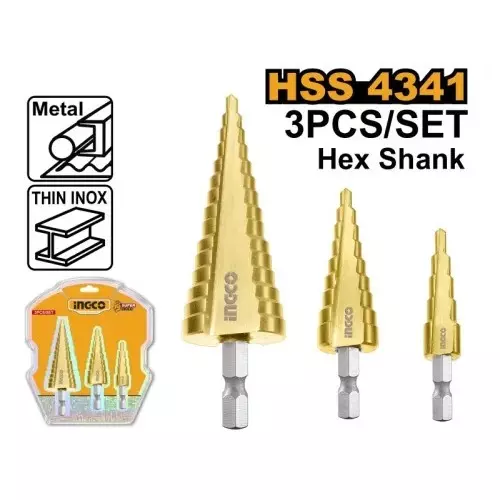 ingco-3-pcs-step-drill-set-hss-4341-steel-body-for-metal-drilling-and-reaming-aksds80402