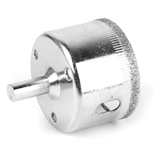 Generic Drill Bit Hole Saw for Glass Tiles Granite marble Silver 45 mm