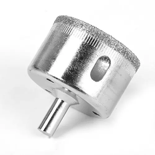 Generic Drill Bit Hole Saw for Glass Tiles Granite marble Silver 45 mm