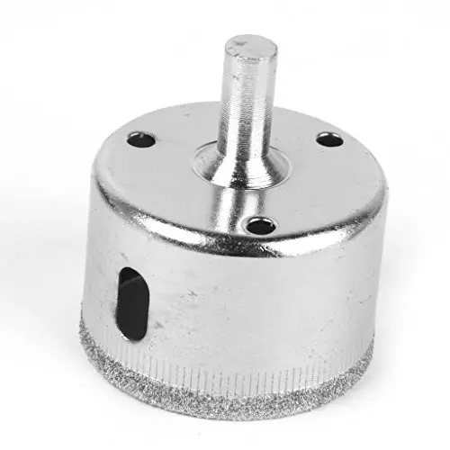 Generic Drill Bit Hole Saw for Glass Tiles Granite marble Silver 45 mm