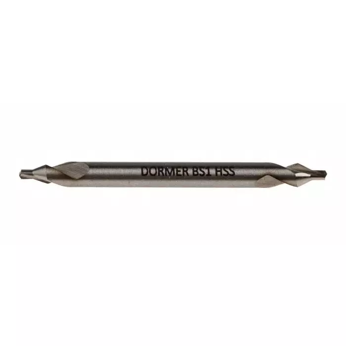 DORMER PRAMET Centre Drill Bit A225 Series HSS 1/8-3/64 Diameter 38 mm Overall, A225 BS1