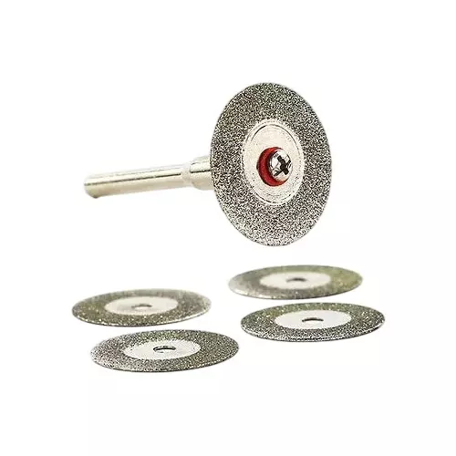 ATOZSHOP11 Mini Diamond Cutting Disc Set 3.17 mm (1/8 inch) for Ceramic, Glass (Pack of 5 Pcs)