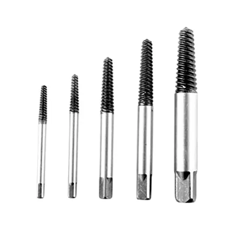 Generic Damaged Bolts Screws Drill Bits Screw Drivers (Pack of 5 Pcs)