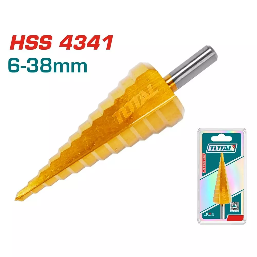 total-step-drill-bit-round-shank-6-38-mm-size-hss-4341-titanium-finish-tac7563801