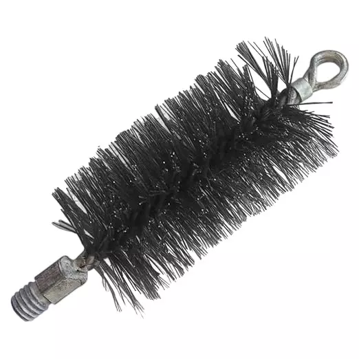 BRUSH HOUSE Boilling Tube Brush Black Color Iron Body, Size 2.5 inch (63.5 mm) for Cleaning Boiling Tubes, Test Tubes, Pipes