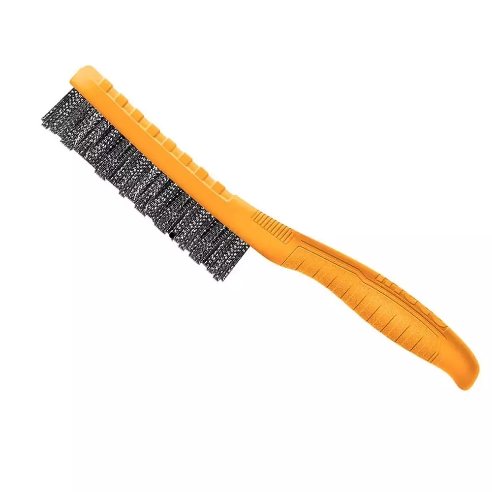 Ingco Wire Brush with 5 Row Steel Bristles, Plastic Handle and 270 mm Length, HKTWB2705