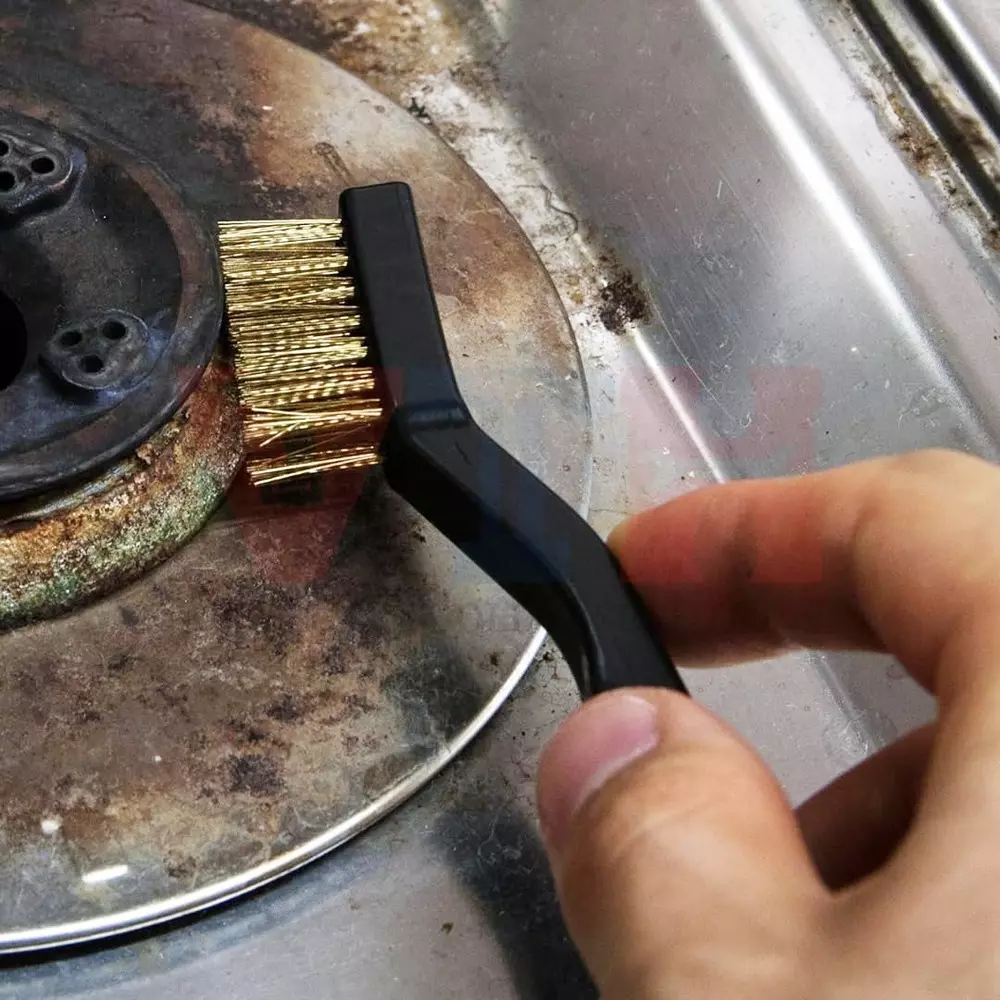 Jawsons Multi-Purpose Wire Brush Set Nylon, Brass & Stainless Steel Bristles (Set of 3 Pcs)