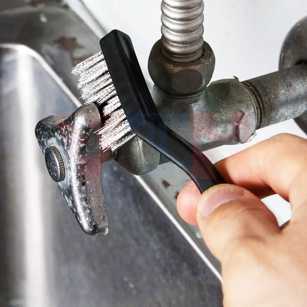 Jawsons Multi-Purpose Wire Brush Set Nylon, Brass & Stainless Steel Bristles (Set of 3 Pcs)