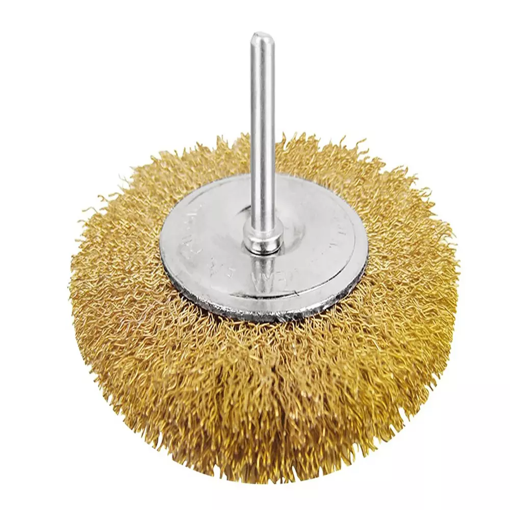 Total Circular Grinding Wire Brush 50 mm (2 inch) Diameter 4500 r/min 10 mm Length, TAC34021