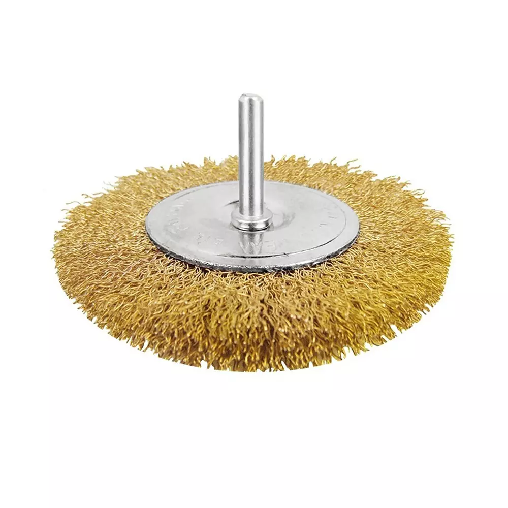 Total Circular Grinding Wire Brush 100 mm (4 inch) Diameter 4500 r/min 22 mm Length, TAC34041