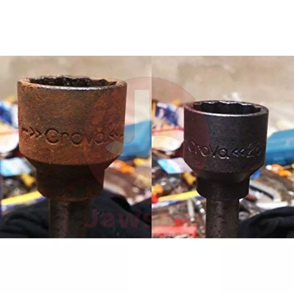 Jawsons Hand Wire Brush 25 cm (10 inch) Stainless Steel Bristles with Ergonomic Non-Slip Plastic Handle