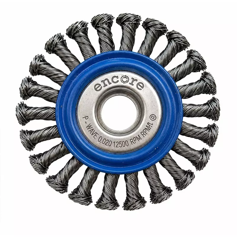 Encore Twisted Cup Brush 100 mm Wheel Diameter M14x2 Thread Size for Industrial Use (Pack of 50 Pcs)